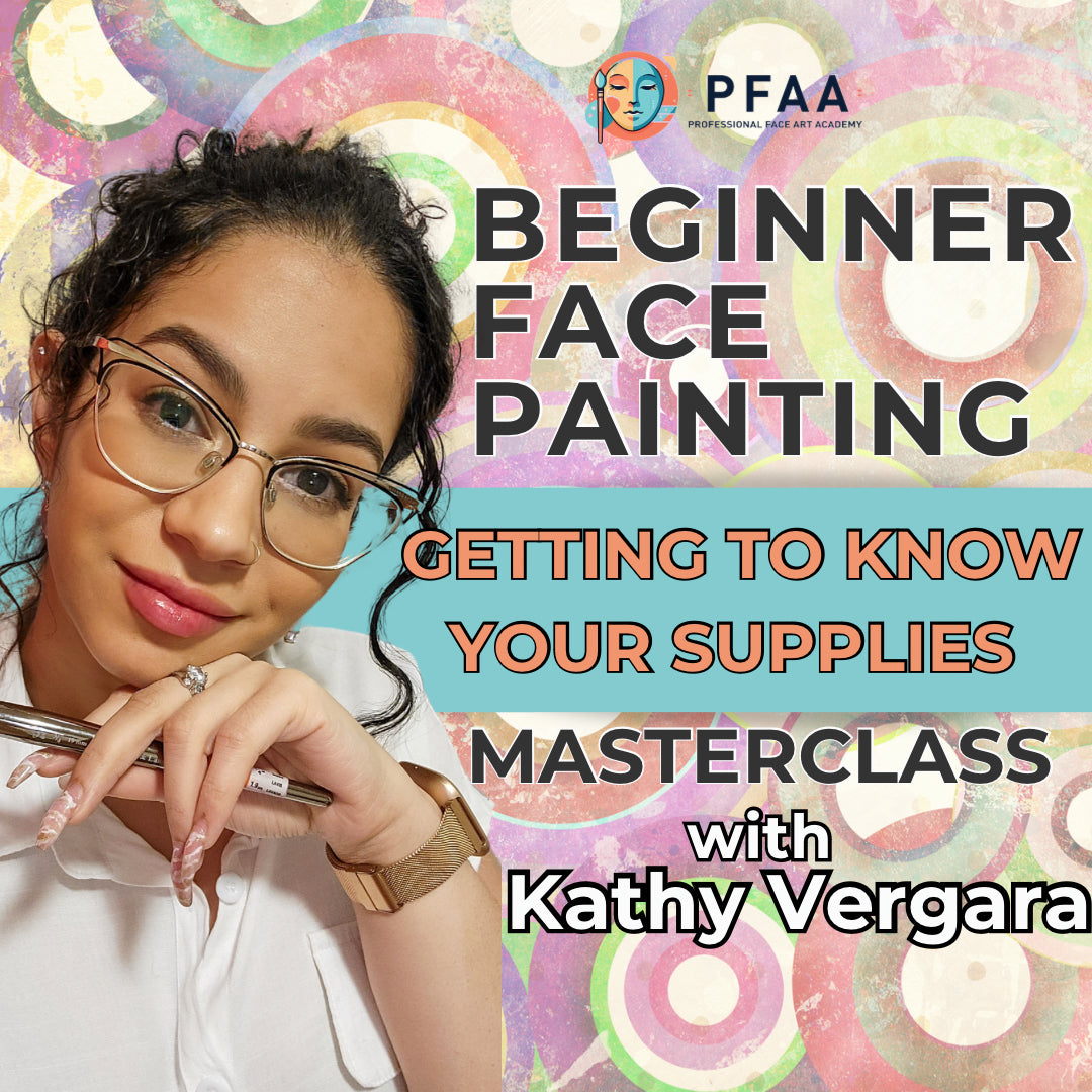 Beginner Face Painting Course Webinar: Getting To Know Your Supplies