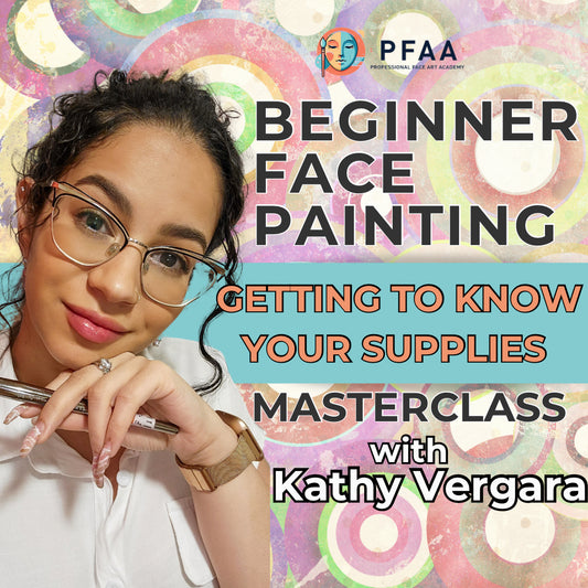 Beginner Face Painting Course Webinar: Getting To Know Your Supplies